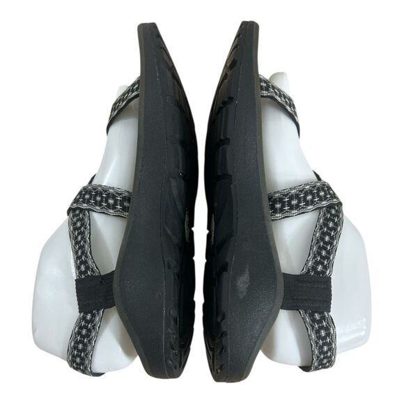 Chaco Z1 Classic Black Grey Strappy Sandal Women Size 8 Trial Hiking Sport - Picture 4 of 12